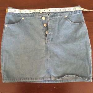 Denim skirt